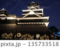 夜の熊本城 135733518
