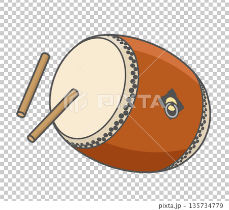 日本鼓圖標 135734779