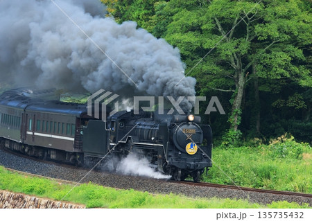 SLやまぐち号 D51 6224 SLやまぐち号 D51 6224 135735432