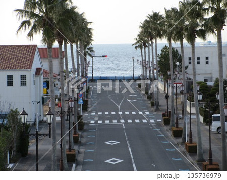 JR館山駅から館山湾に続く道 JR館山駅から館山湾に続く道 135736979