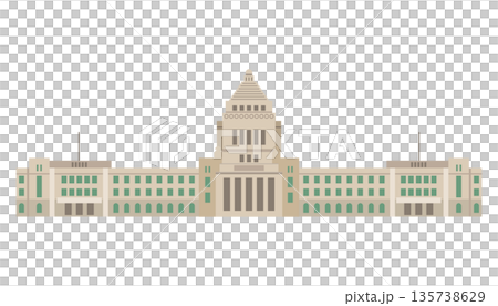 國會議事堂正面圖 135738629