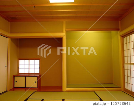 座敷　和室　床の間 135738642