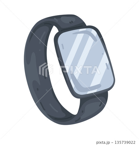 Illustration of smartwatch Illustration of smartwatch 135739022