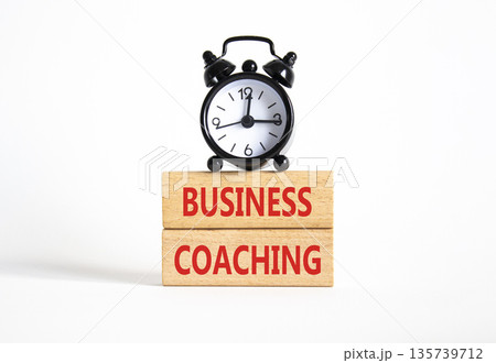 Business Coaching symbol. Wooden blocks with words Business Coaching. Beautiful white background with alarm clock. Business and Business Coaching concept. Copy space. Business Coaching symbol. Wooden blocks with words Business Coaching. Beautiful white background with alarm clock. Business and Business Coaching concept. Copy space. 135739712