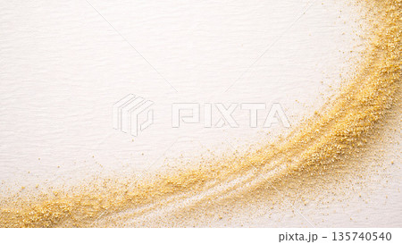 白い紙に舞う金粉の背景テクスチャ 白い紙に舞う金粉の背景テクスチャ 135740540
