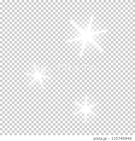 白色の弾けるような光のエフェクト 白色の弾けるような光のエフェクト 135740948