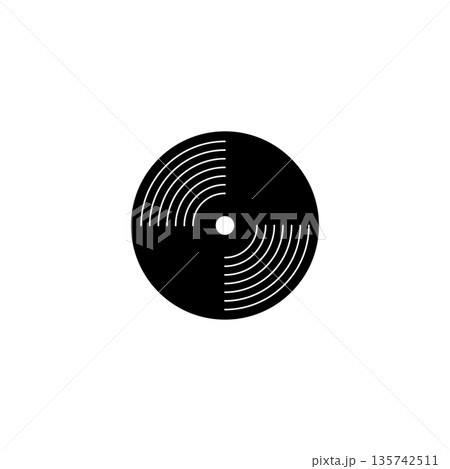 Vinyl music icon Vinyl music icon 135742511