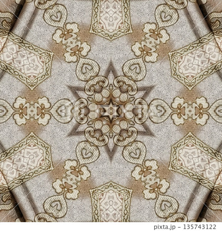 Mixed embroidery style design that combines traditional needlework from India, Pakistan, Turkey, Iran, and Africa, blending intricate stitches and cultural motifs into a unified textile design Mixed embroidery style design that combines traditional needlework from India, Pakistan, Turkey, Iran, and Africa, blending intricate stitches and cultural motifs into a unified textile design 135743122