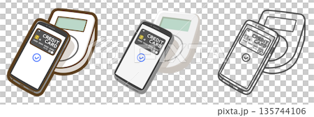 スマホ決済（クレジットカード） 135744106