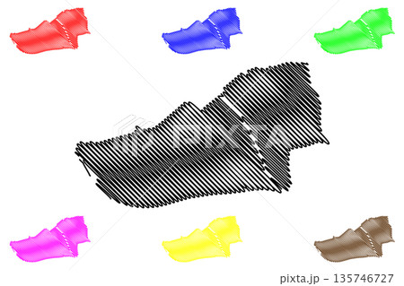 Heumen municipality (Kingdom of the Netherlands, Holland, Gelderland or Guelders province) map vector illustration, scribble sketch Heumen map Heumen municipality (Kingdom of the Netherlands, Holland, Gelderland or Guelders province) map vector illustration, scribble sketch Heumen map 135746727