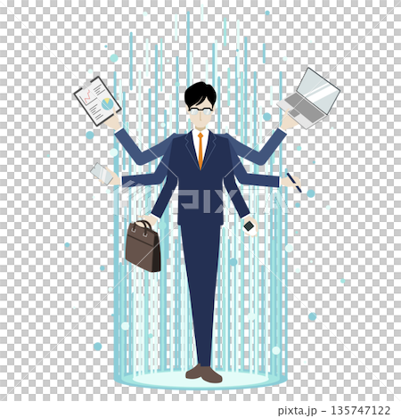 ladder businessman 135747122