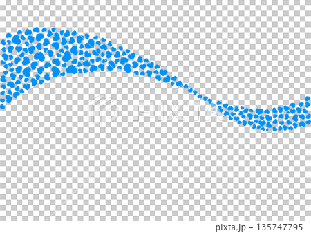 Heart pattern background Blue solid color Heart Heart pattern background Blue solid color Heart 135747795