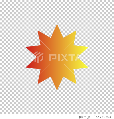 強烈的太陽的圖像插圖 強烈的太陽的圖像插圖 135749703