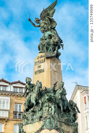 Monument to the Battle of Vitoria built in 1917 in Virgen Blanca Square, Vitoria-Gasteiz 135749999