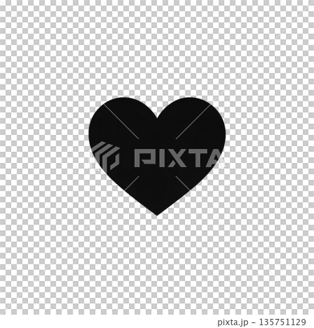 表示喜愛或偏愛的心形圖標 135751129