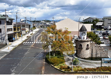 滋賀県高島市　湖西線近江高島駅前のガリバーメルヘン広場 135751174