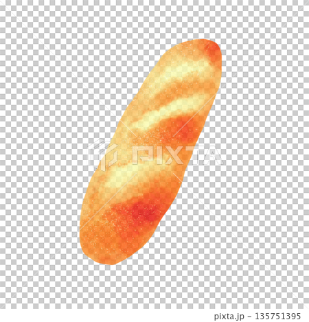 麵包_簡單可愛的法國棍 135751395