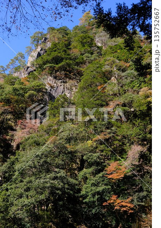 三段峡岩山の景色 三段峡岩山の景色 135752667