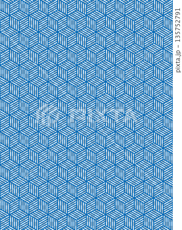 藍色玳瑁紋柳條編織背景 135752791