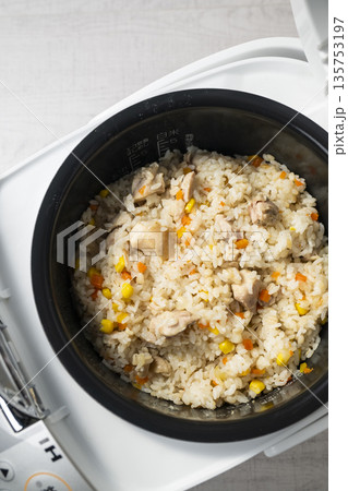 チキンピラフ 炊飯器 チキンピラフ 炊飯器 135753197