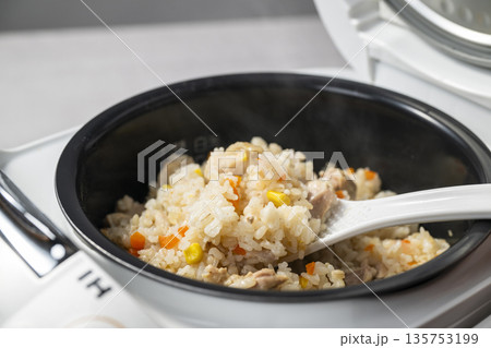 チキンピラフ　炊飯器 135753199