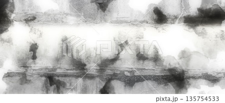 抽象的 水墨画 背景素材 抽象的 水墨画 背景素材 135754533
