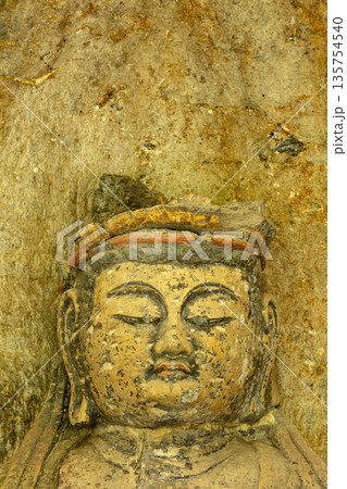 臼杵石仏の大日如来像 臼杵石仏の大日如来像 135754540