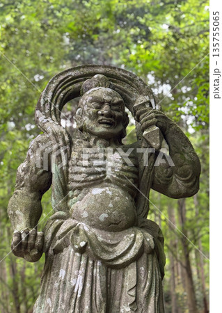 両子寺仁王像と新緑 両子寺仁王像と新緑 135755065