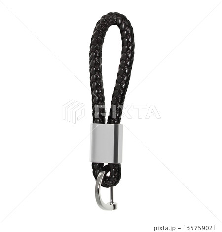 keychain in the form of weaving, isolated on a white background 135759021