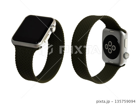 smart watch, digital device, isolated on white background 135759094