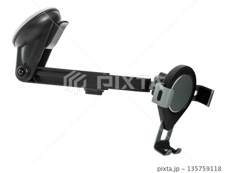 Car holder for phone, isolated on white background Car holder for phone, isolated on white background 135759118