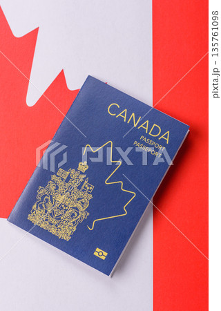 Canada passport, Canadian visa for international travel and vacation. Canadian passport 135761098