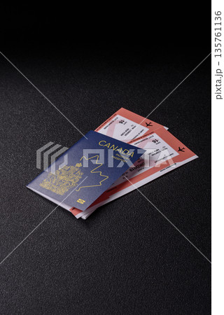 Canada passport, Canadian visa for international travel and vacation. Canadian passport 135761136
