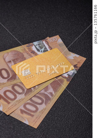 A credit card for contactless cashless payments via a terminal or online. A credit card 135761166