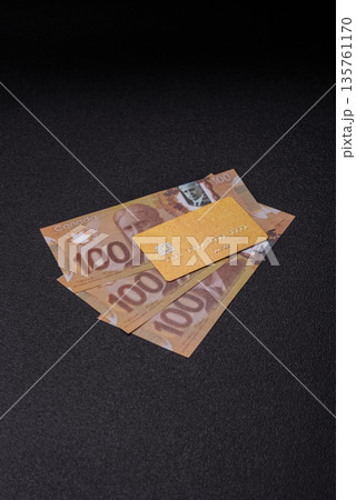 A credit card for contactless cashless payments via a terminal or online. A credit card 135761170