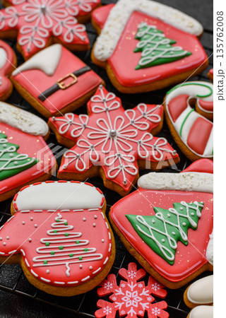 Gingerbread, Christmas cookies, and ornamental holiday baked goods. Christmas gingerbread 135762008