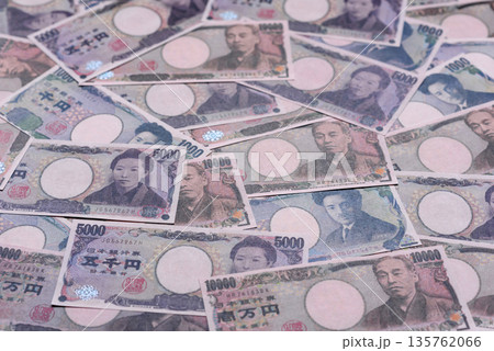 Japan, Japanese yen paper banknotes, money for business. Japanese yen 135762066