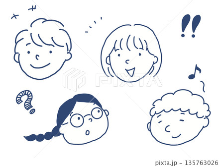 子どもの表情セット|感情が伝わる男の子と女の子 |子ども, 表情, 医療, 教育 子どもの表情セット|感情が伝わる男の子と女の子 |子ども, 表情, 医療, 教育 135763026