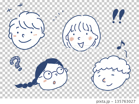 Children's Facial Expression Set | Boys and Girls Expressing Emotions | Children, Facial Expressions, Medical, Education Children's Facial Expression Set | Boys and Girls Expressing Emotions | Children, Facial Expressions, Medical, Education 135763027