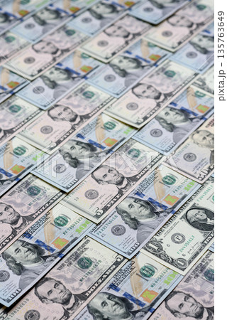 Cash, US dollar currency, financial and business flows. US dollar cash Cash, US dollar currency, financial and business flows. US dollar cash 135763649
