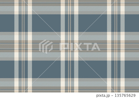 Product seamless pattern fabric, minimal background check vector. Perfection plaid textile tartan texture in pastel and white colors. Product seamless pattern fabric, minimal background check vector. Perfection plaid textile tartan texture in pastel and white colors. 135765629