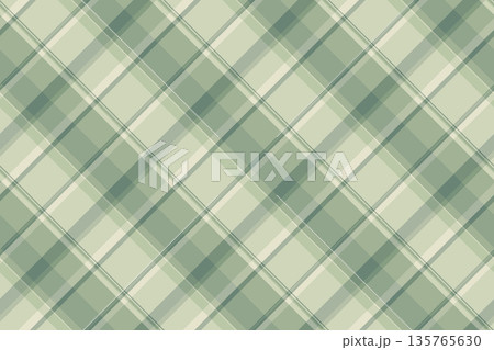 Dreamy background plaid texture, youth tartan seamless fabric. Faded pattern vector check textile in pastel and light colors. 135765630