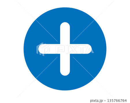 プラスのマーク（追加のアイコン） 135766764