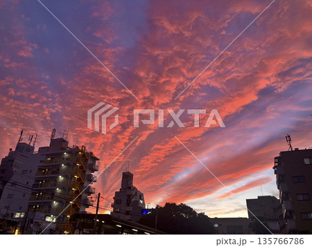 都会の夕焼け 都会の夕焼け 135766786