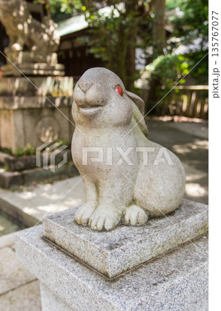 狛うさぎ～岡崎神社～(京都府-京都市) 135767077