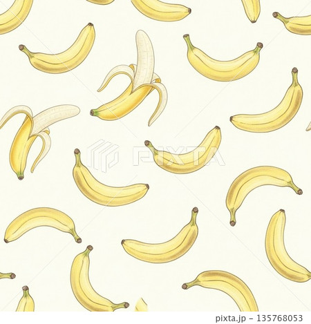 バナナのイラスト 135768053