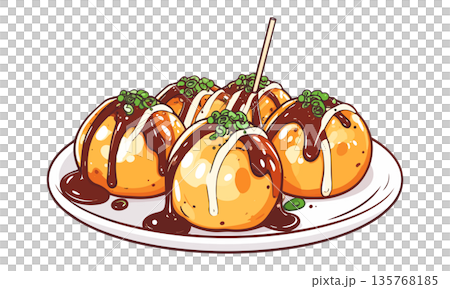 手繪章魚燒 135768185