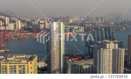 Jan 10 2026 Bright Daylight Illuminates Urban Waterfront Of Tsing Yi South Jan 10 2026 Bright Daylight Illuminates Urban Waterfront Of Tsing Yi South 135768630