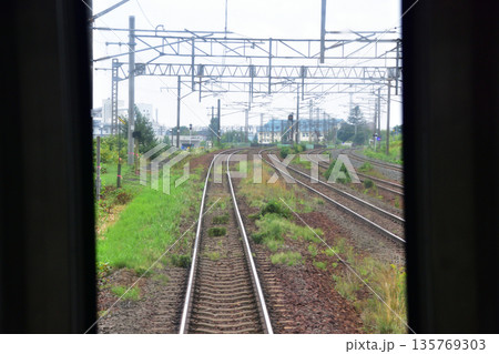 JR北海道函館本線 森林公園駅から札幌駅までの普通列車車窓風景(2023年夏曇り空) JR北海道函館本線 森林公園駅から札幌駅までの普通列車車窓風景(2023年夏曇り空) 135769303