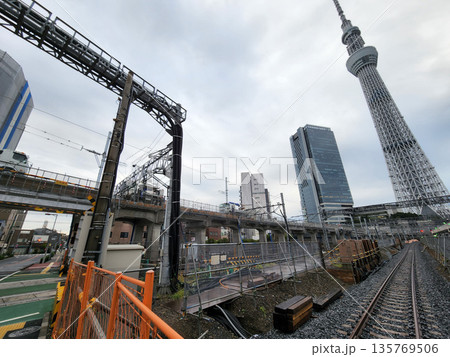 押上　踏切　2022年10月 135769506